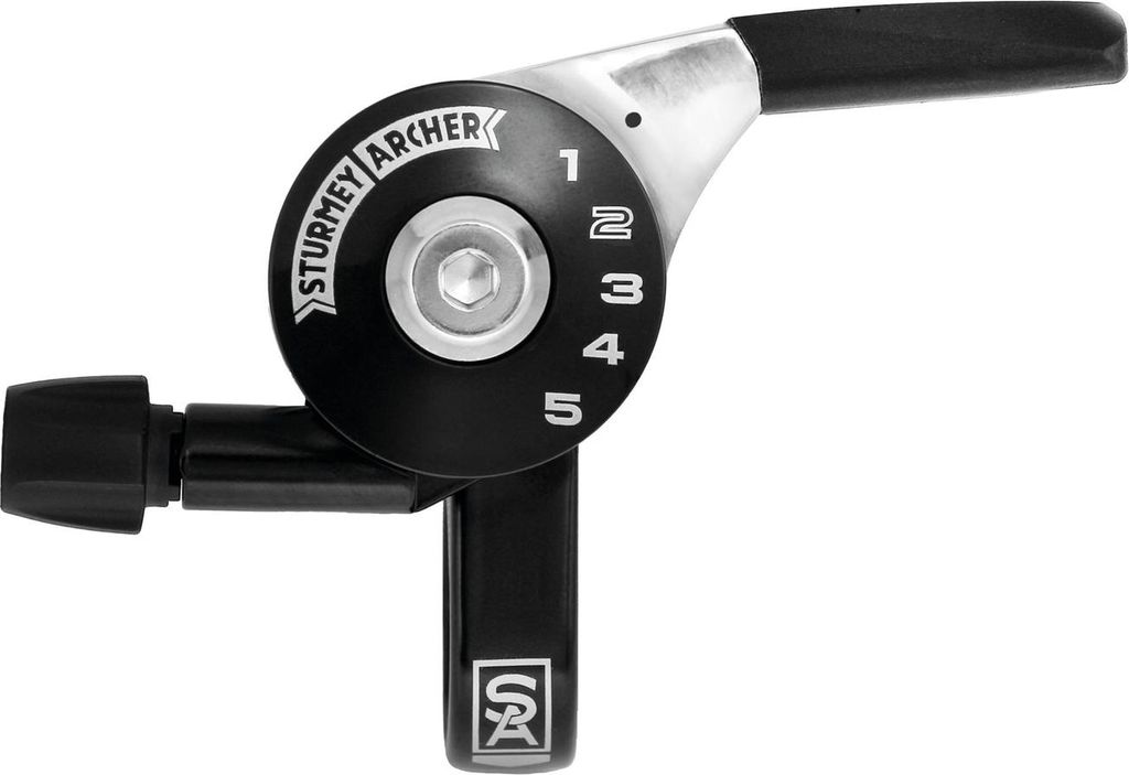 Sturmey Archer 5-Gg Lenkerschalter Alu Rotary schwarz