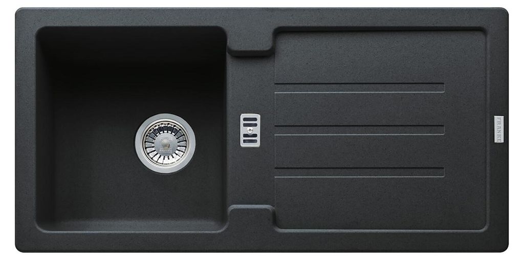 Franke Spüle STRATA STG 614 Onyx mit Excenterventil / Produktbild 