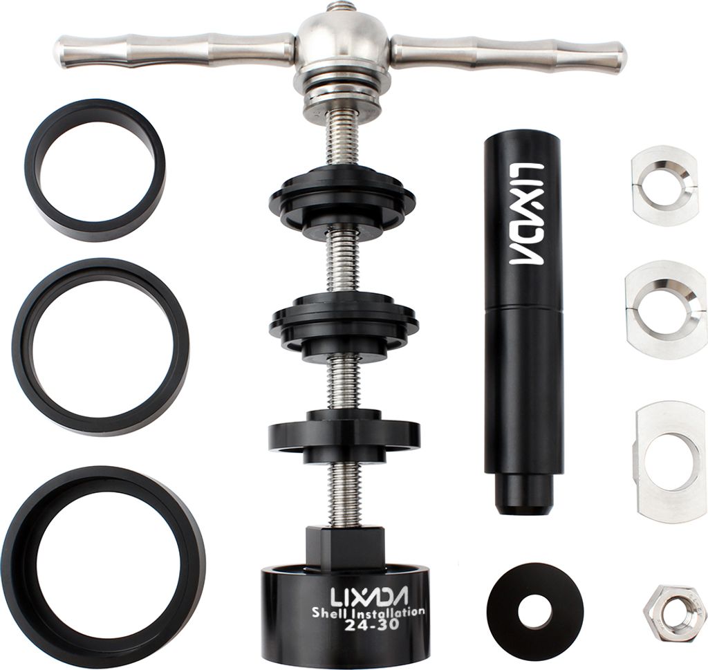 Lixada Fahrrad-Innenlager Montage- und Ausbau-Tool-Kit Fahrrad-Innenlager-Entferner f uer BB86 / BB30 / BB91 / BB92 / PF30