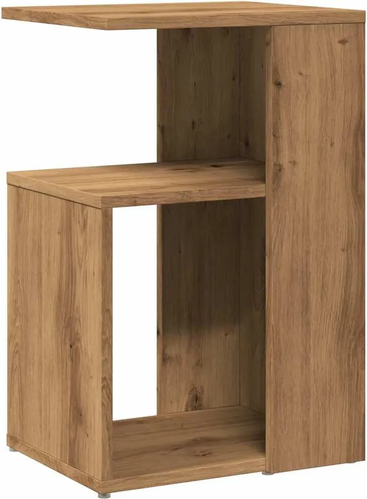 Tavolino Rovere Artisan 36x30x56 cm - Crea il tuo Angolo Relax