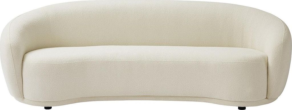 Beigefarbenes buchenholzsofa 3 sitzer - BOVANA by Pascal Produktbild 