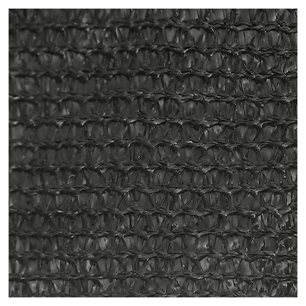Terrassenschirm, Sonnensegel 160 g/m² Anthrazit 3x4x5 m HDPE für Außenbereiche
