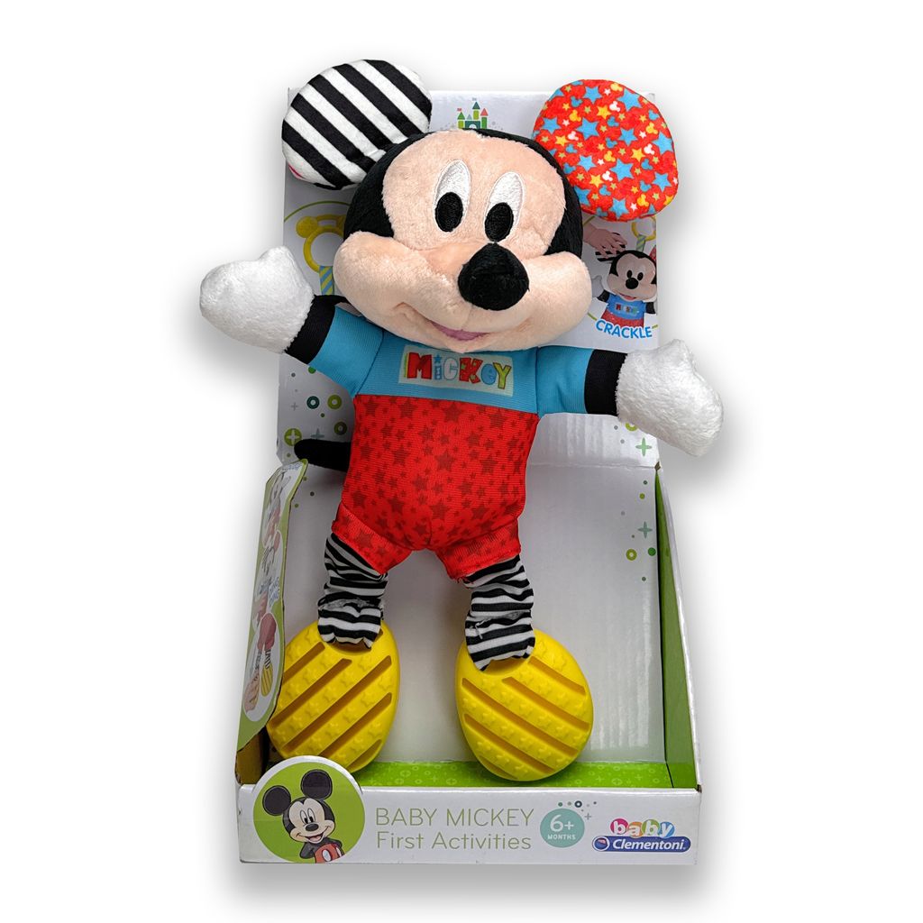 Disney Baby - Plüsch Mickey mit Beißring - Erste Aktivitäten