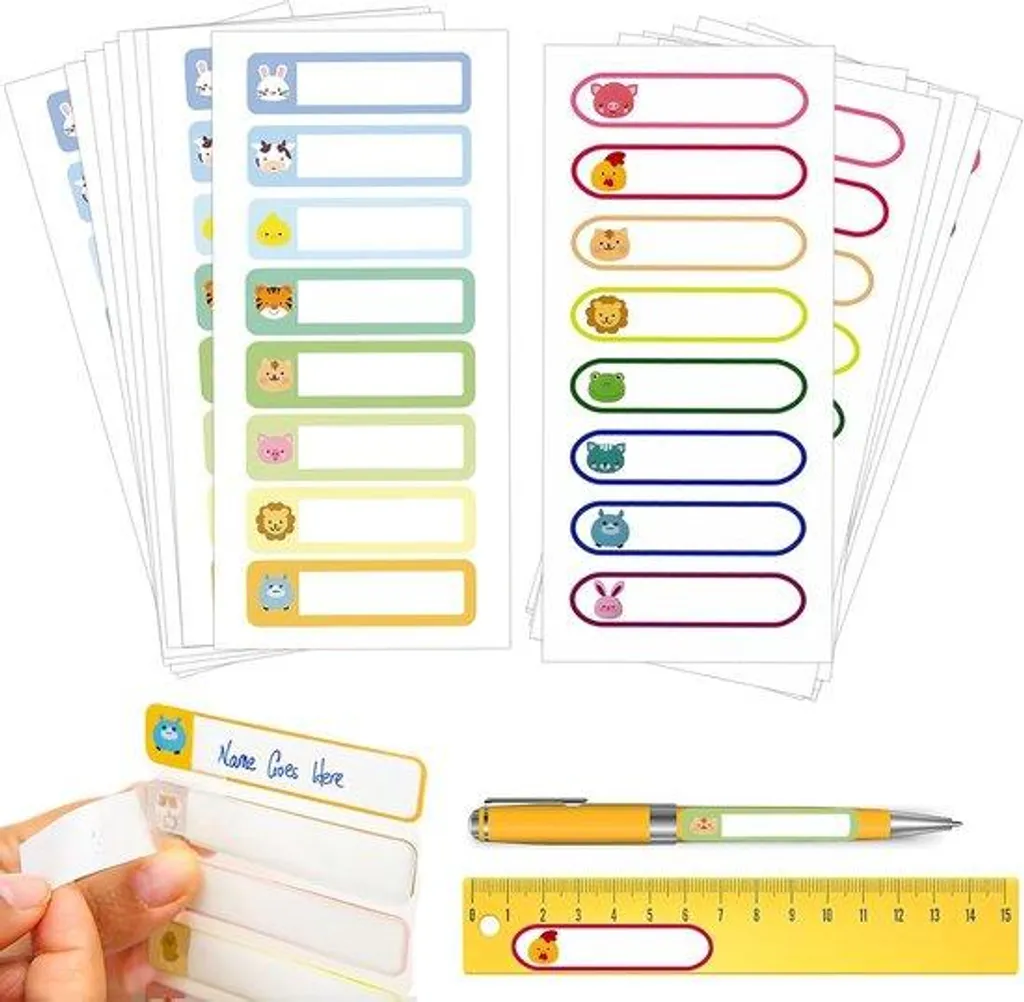 Stickers pour Gourdes et Ordinateurs Enfant - 128 Pièces Etanches