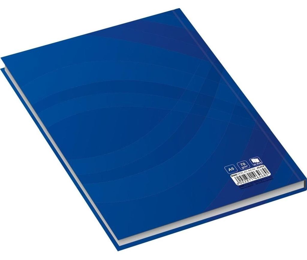 RNK Kladde, DIN A5, kariert, 96 Blatt, blau Produktbild 