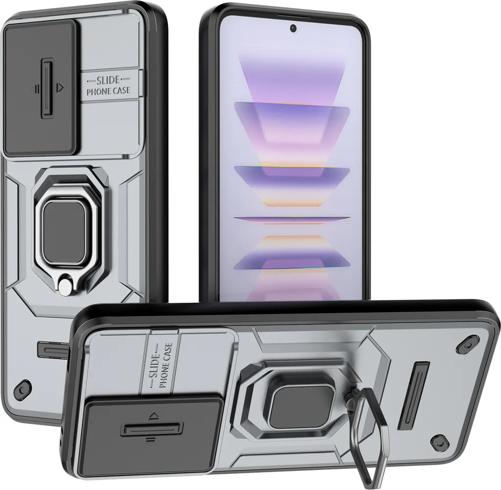 Custodia Professionale Xiaomi Poco F5 Pro con Stand e Camera Slide