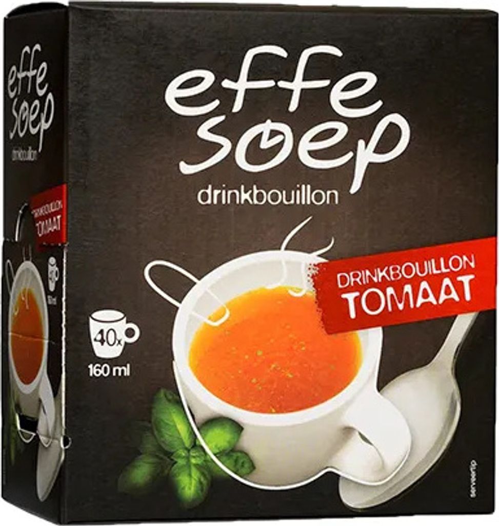 Effe Drinkbouillion Tomaat Stick - 40 x 160 ml