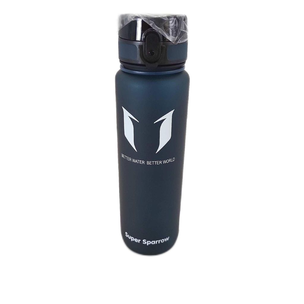 Super Sparrow Trinkflasche Wasserflasche Tritan 1000ml Sportflasche Leicht Nachhaltig