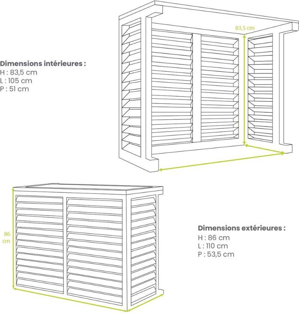 DECOCLIM Premium Boîtiers de protection pour climatiseurs Image du produit 