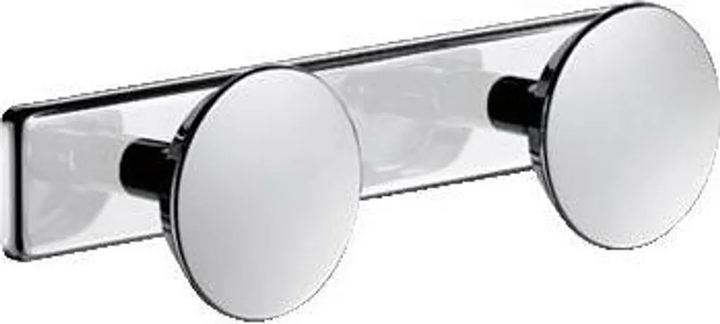 Appendino Doppio Delabie 4042P | Acciaio Inox Lucido per Bagno Moderno
