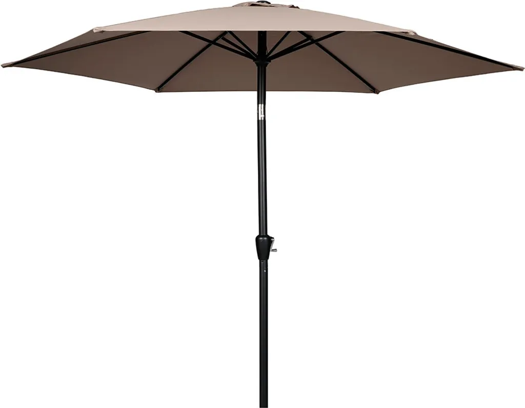 Parasol Joakim ø3m taupe : protégez-vous des UV et de la chaleur d'été