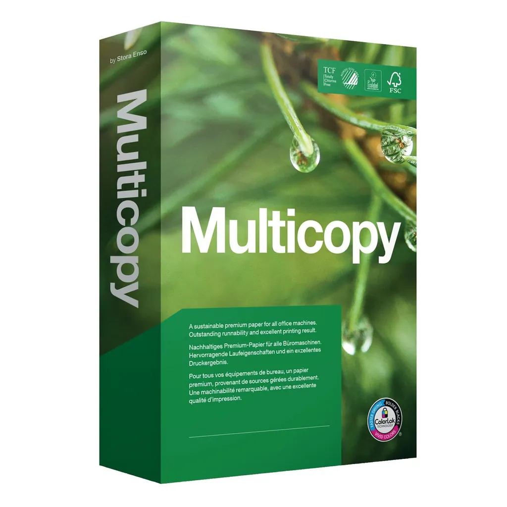 Carta A3 MultiCopy 2100005145 - 80g Sostenibile e Performante