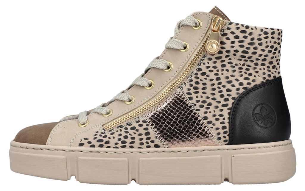 Hohe Sneaker aus Leder „Malawi“ Produktbild 