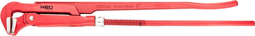 NEO TOOLS Rohrschlüssel vom Typ 90°, 530 mm, 2.0", Backen geschmiedet und geschliffen