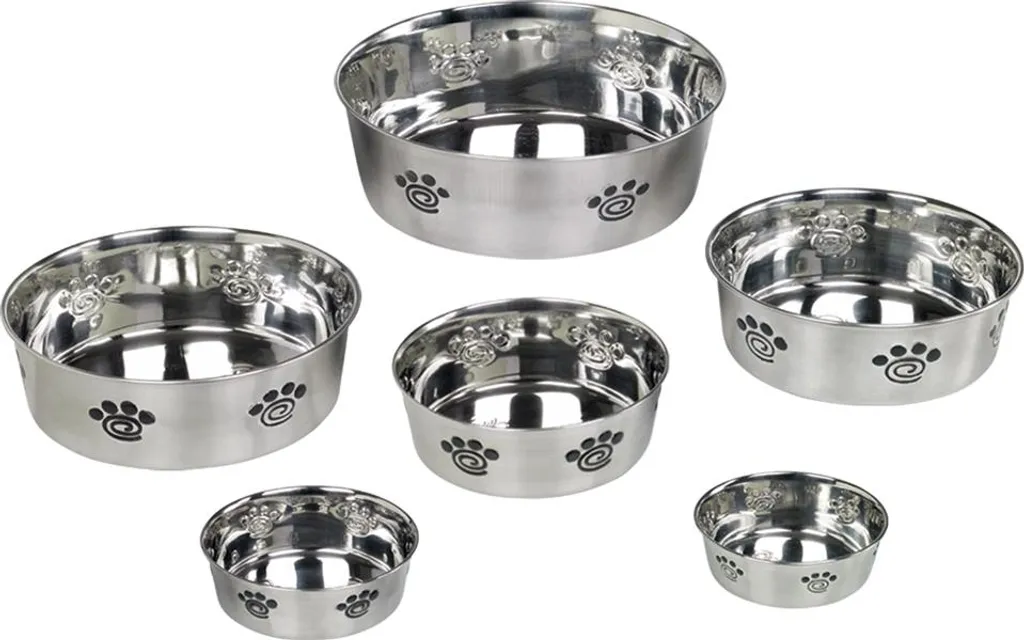Gamelle pour Chien en Inox Antidérapante Nobby Heavy Spiral de 2,70 L