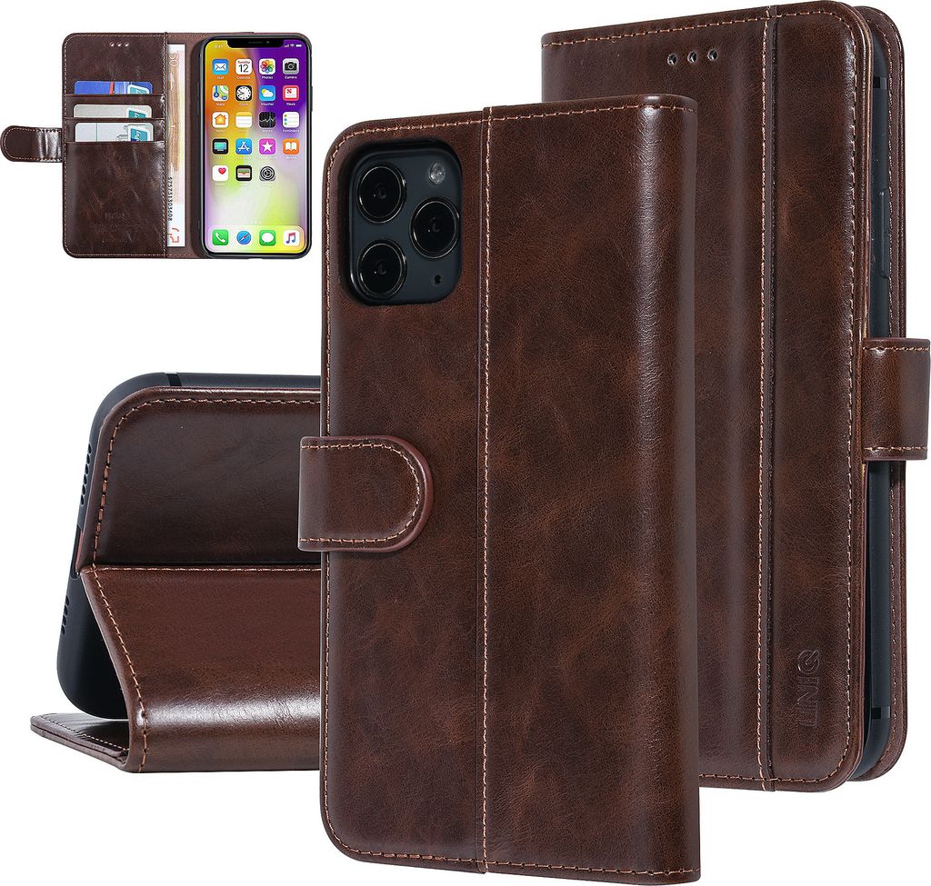 UNIQ Accessory Apple iPhone 11 Pro Max Brown Soft Touch Book type case
