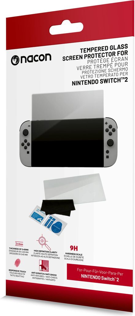 NACON Tempered Glass Screen Protector Switch 2, Produktbild 