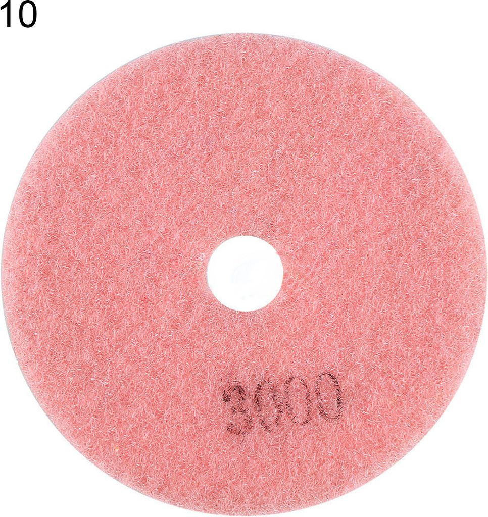 4 Zoll runde schnelle Polierdiamant hohe Härte Schleifscheibenpolierpolster für Marmor-10