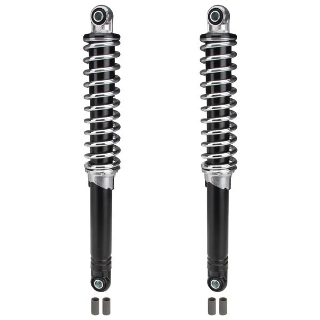 Amortisseur de Suspension 340mm Universel Chrome pour Moto et Cyclo Anciens