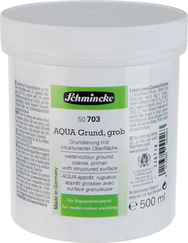 Schmincke 500ml Hilfsmittel AQUA-Grund grob Aquarell 50 703 050