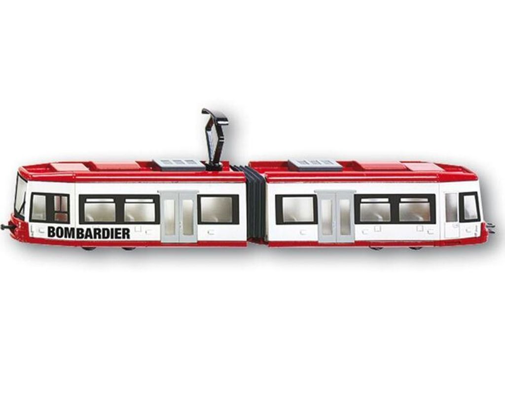 Siku Strassenbahn Modellbahn rot/weiß ; 1895 Produktbild 
