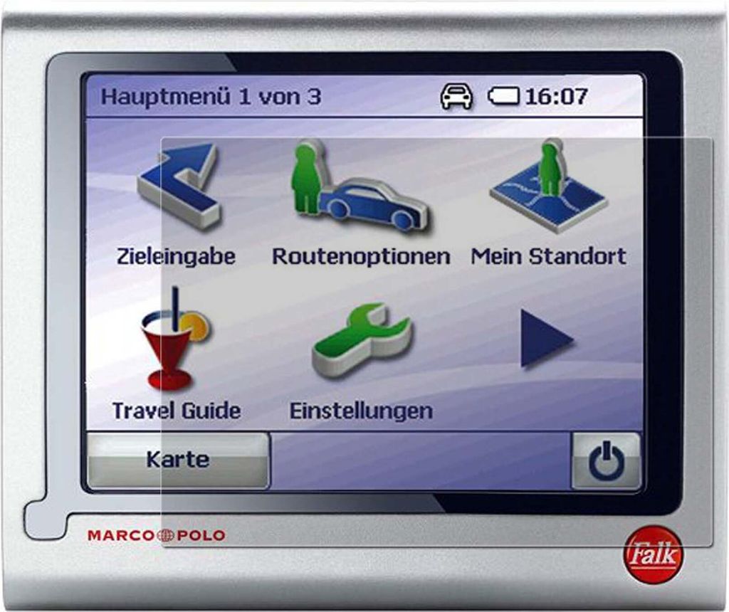 3x Schutzfolie Falk M4 3rd Antireflex Displayschutzfolie Produktbild 