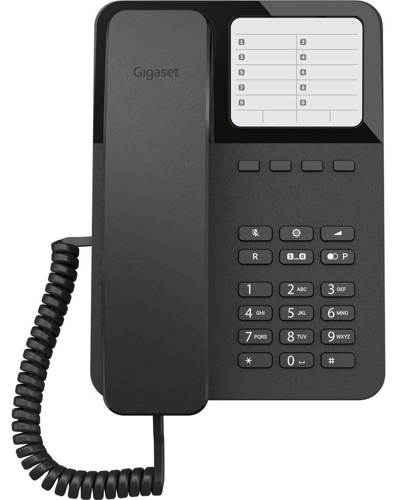 Gigaset DESK 400, Analogový telefon, Sluchátko s kabelem, Obrázek produktu 