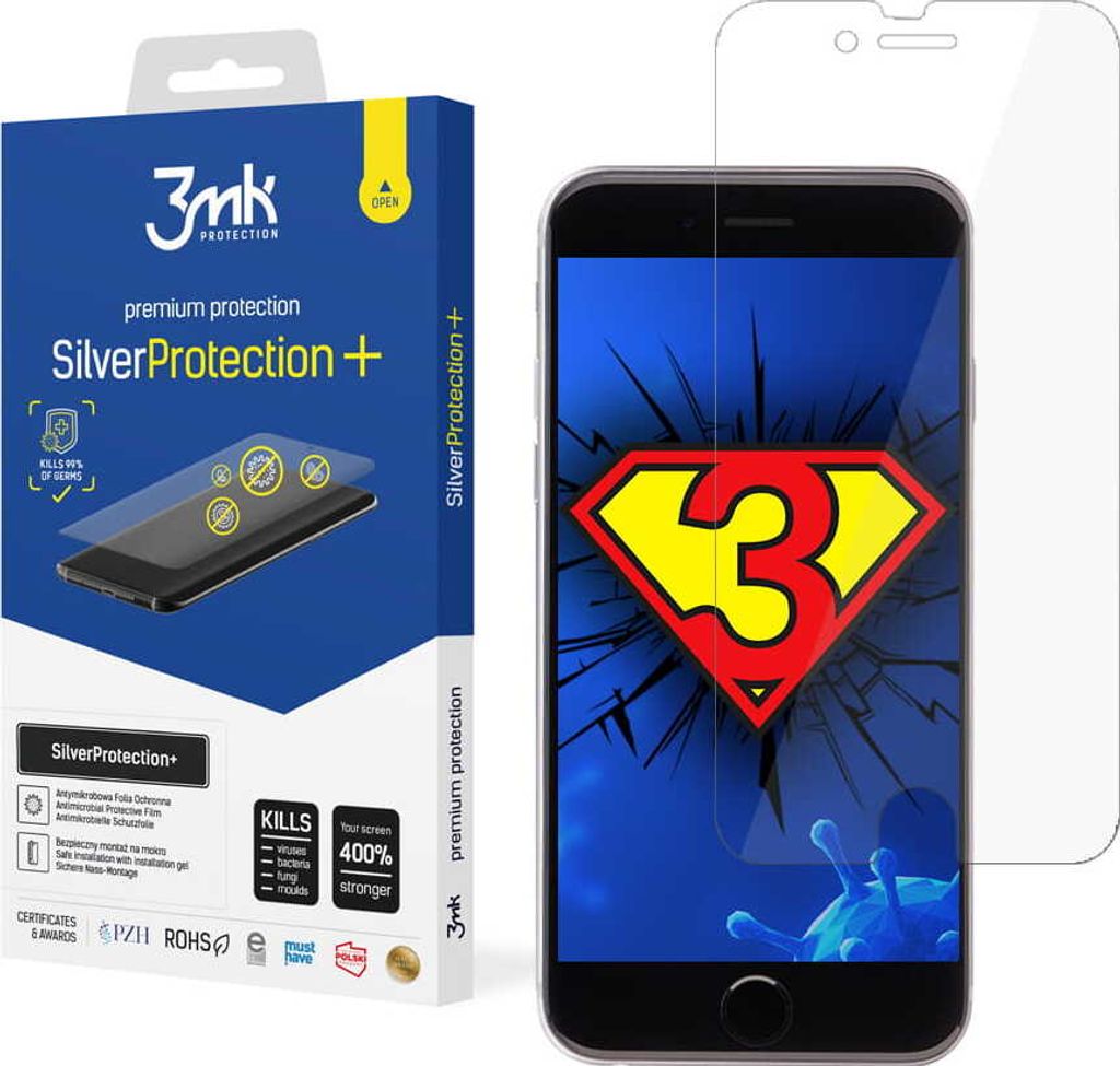 3mk Display Antimikrobielle Schutzfolie SilverProtection+ für Apple iPhone 6 Plus/6s Plus 0,21mm Self-Heal