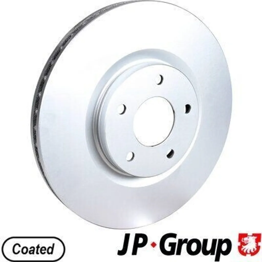 2 Disques de frein avant JP GROUP 4063101500 pour Renault Koleos 320mm