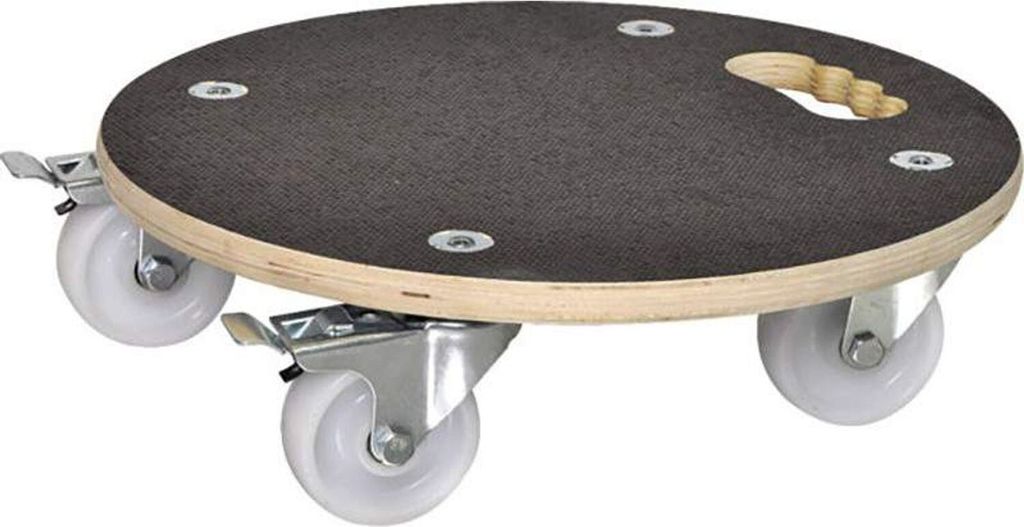 SWANEW Rullo Per Piante Rotondo Con Ruote Girevoli 360° Pannello - Foto 9