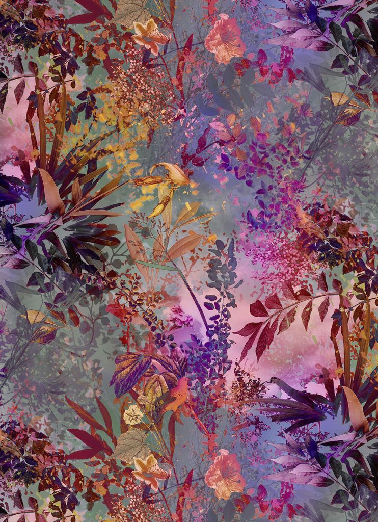 Komar Fototapete Wild Garden Multicolor - 611063 - 184 x 254 cm