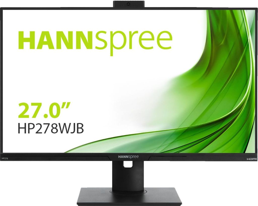 Hannspree 68,6cm (27") HP278WJB 16:9 HDMI+DP Lift Webcam retail