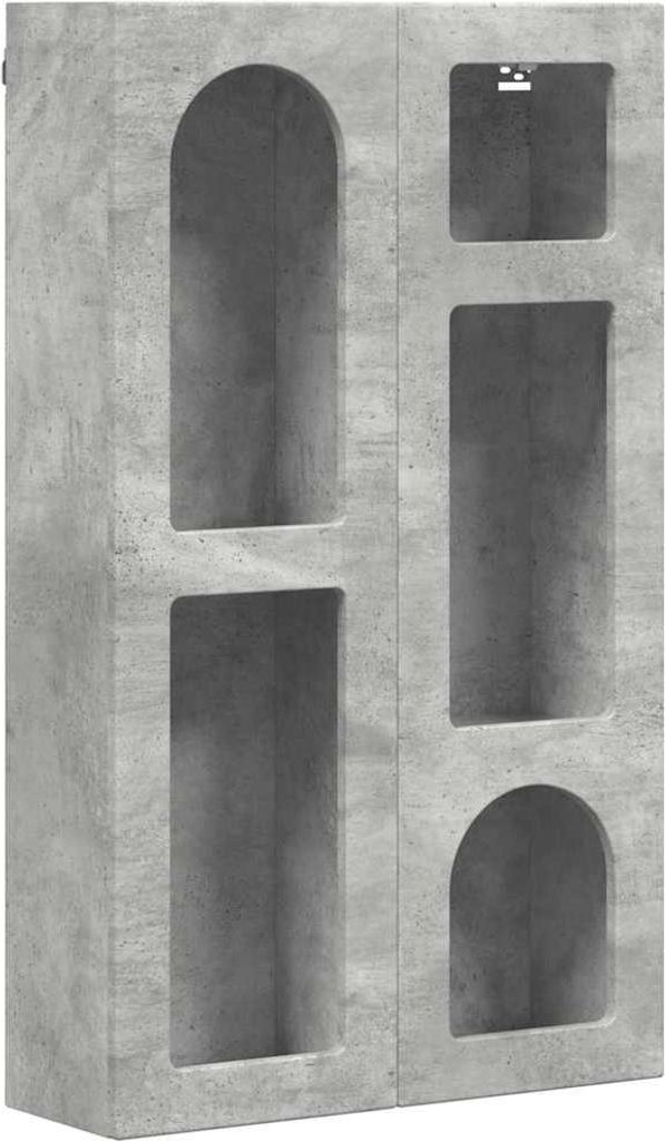 vidaXL Hängeschrank Beton Grau 59 x 20 x 100 cm Holzwerkstoff