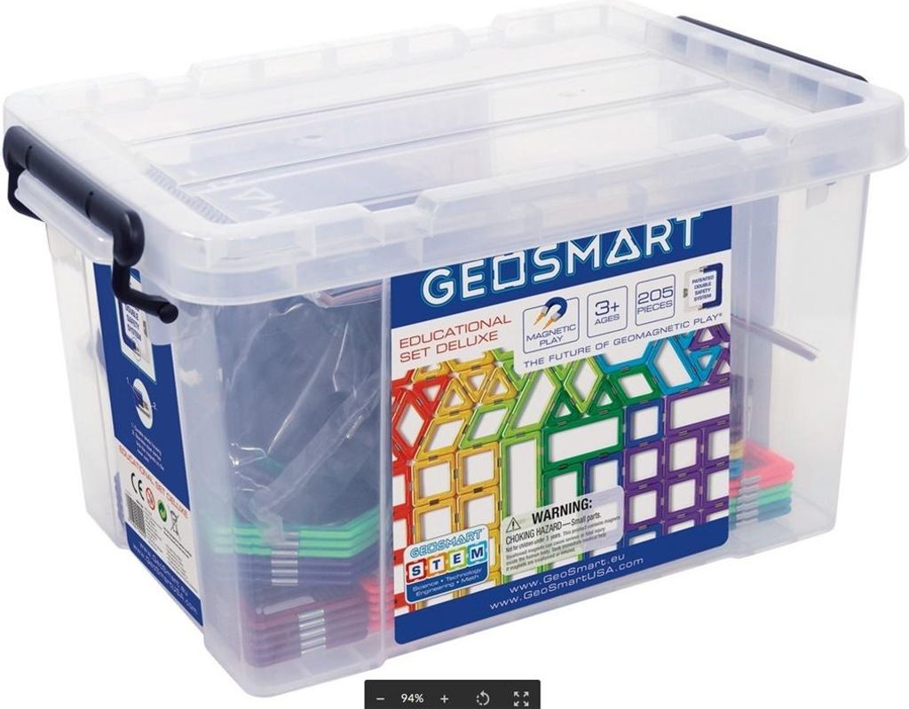 GEOSMART Educational Set de Luxe, 3 Jahr(e), 205 Stück(e), 4,1 kg