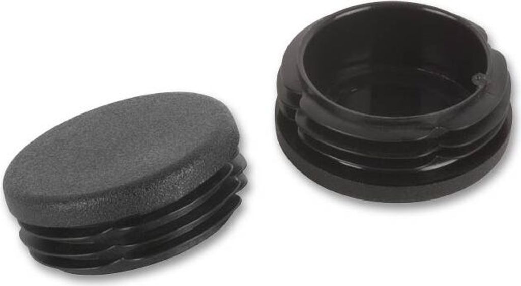 Rohrstopfen rund 34 mm schwarz VE 30 fix-o-moll