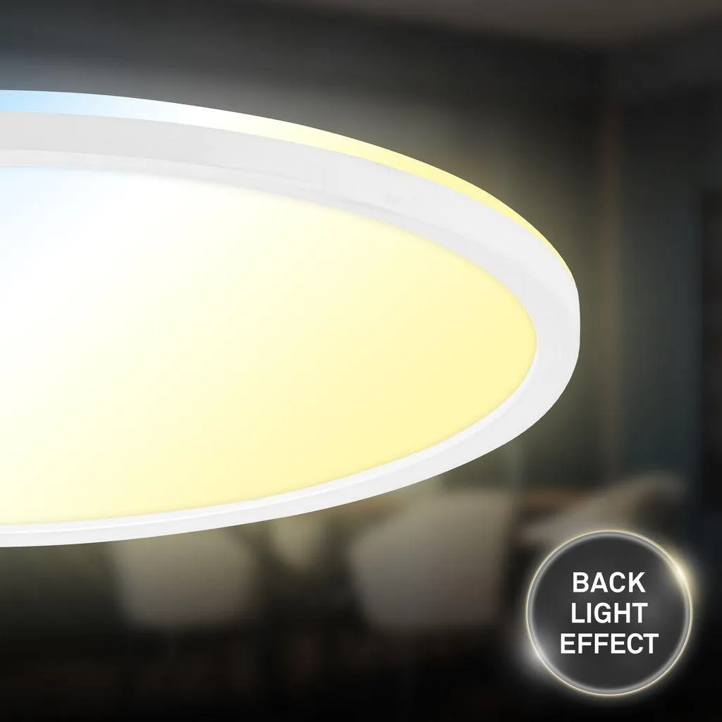 Panneau LED RGBIC Dimmable CCT Briloner SLIM Blanc avec Télécommande