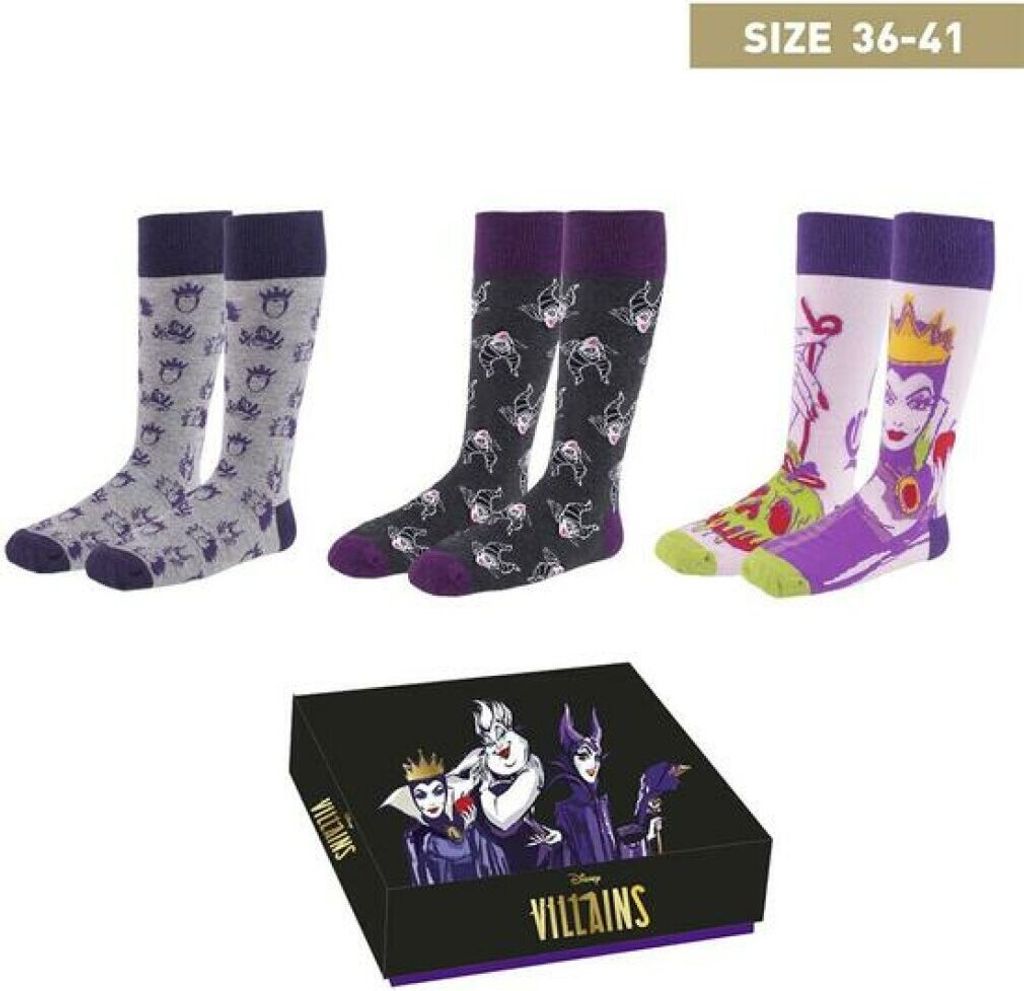 Disney Villains – Socken 3er-Pack Produktbild 