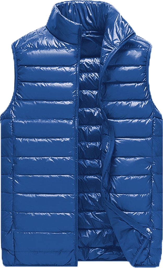 Mikro-Daunen-Weste royalblau (M)