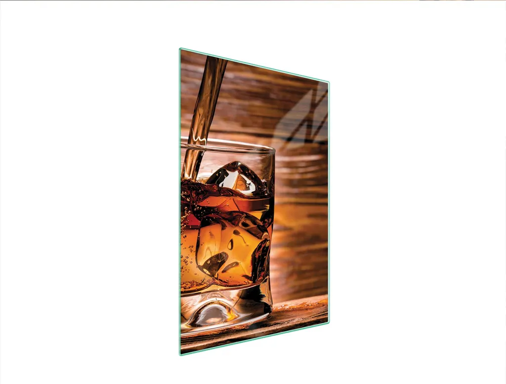 Tagliere Vetro Temperato 35x52 Whisky | Protezione Piano Induzione