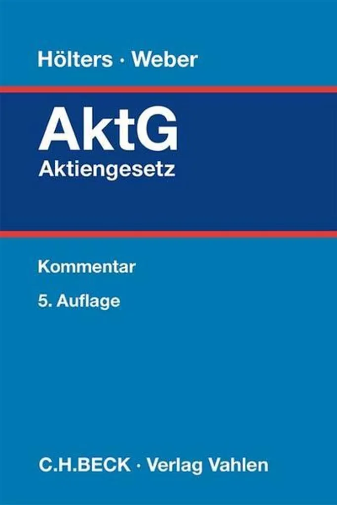 Aktiengesetz AktG Édition annotée pour juristes et experts fiscaux