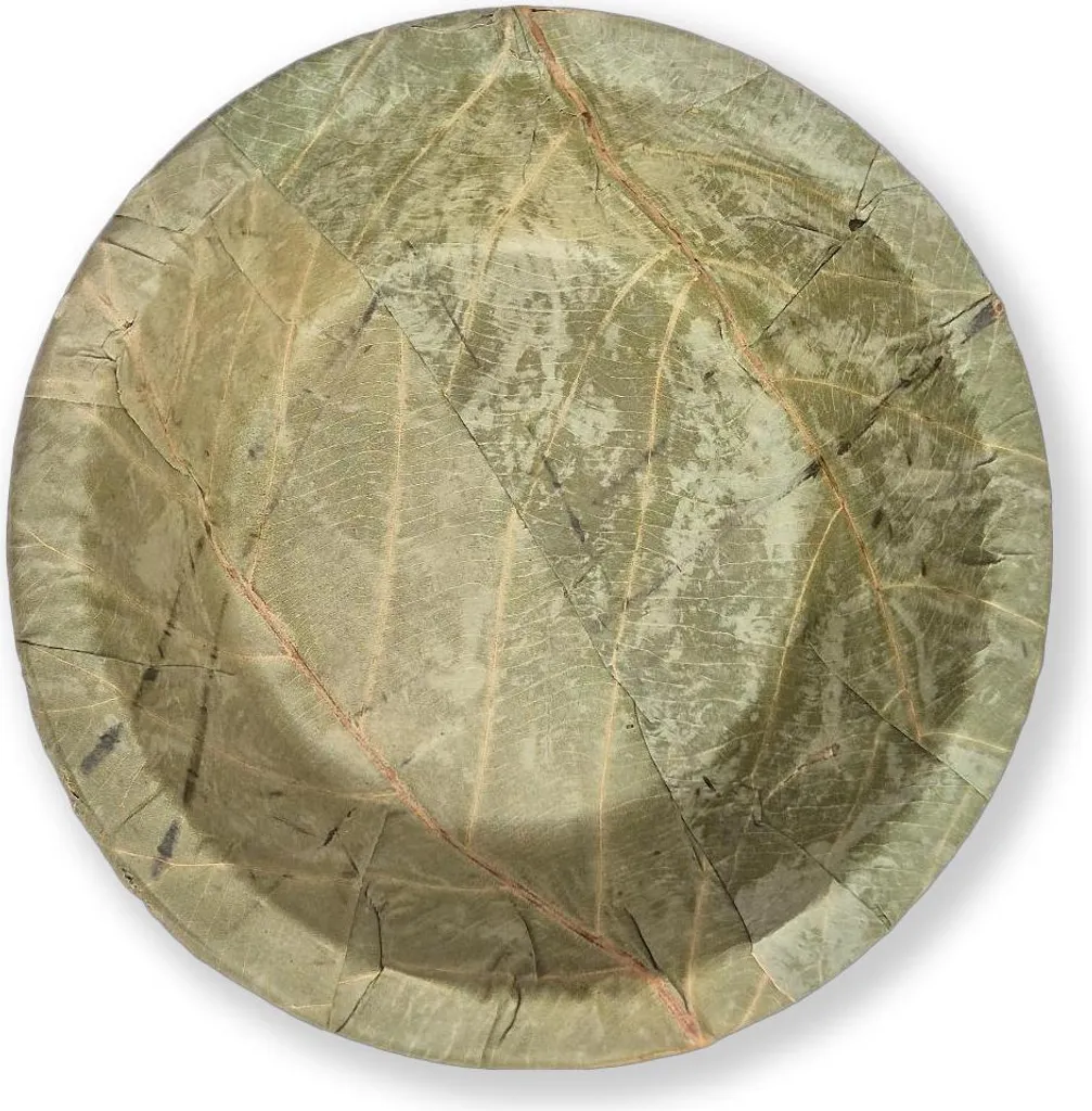 Bol en feuille de sel 16,5cm - Contenant assaisonnant naturel x20