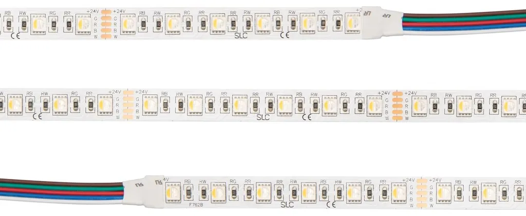 Ruban LED SLC RGBW CV 60 5m 14,4W 12mm IP20 - Éclairage décoratif 580lm