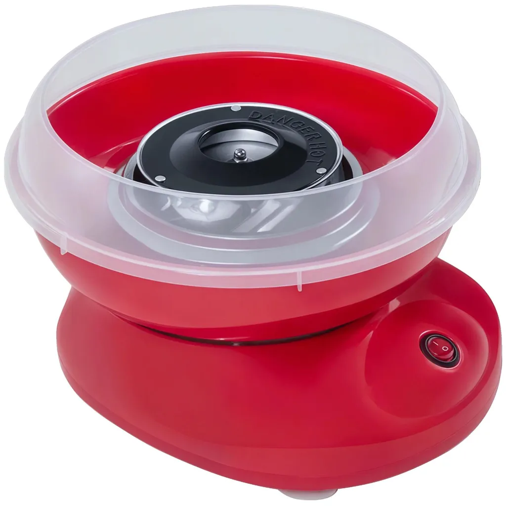 Appareil à barbe à papa électrique en inox pour goûters et fêtes d'enfant