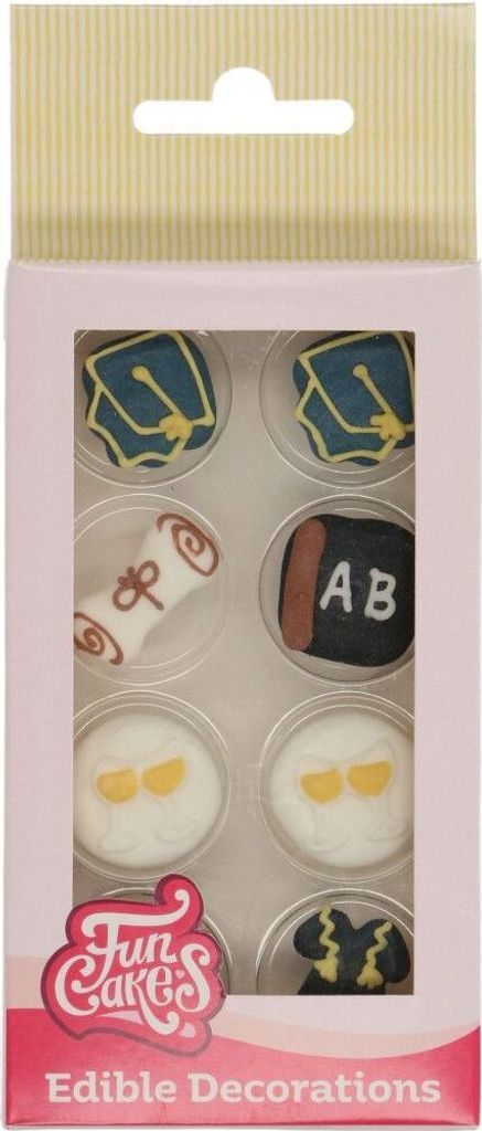 FunCakes Zuckerdekor Graduation / Uni-Schulabschluss Set (8 Teile)