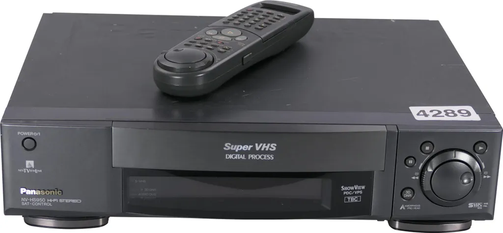 Magnétoscope pour Numérisation VHS Panasonic NV-HS950EG Qualité Pro