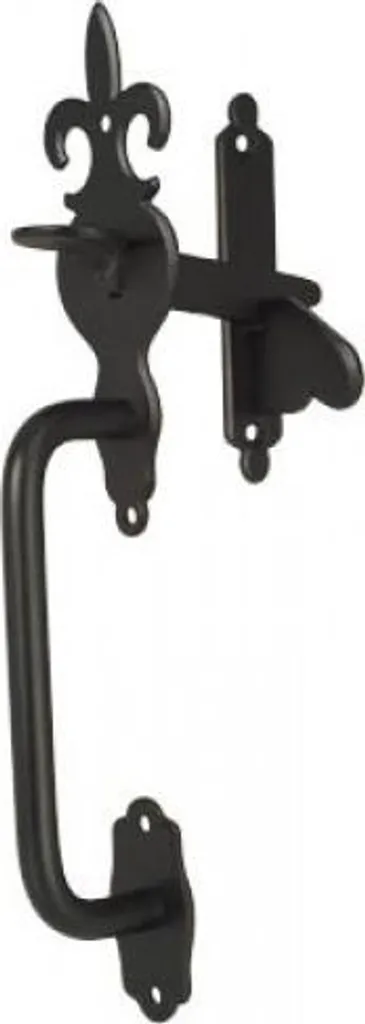 Loquet poussier 1276 BOUVET fer noir 20868 pour ferronnerie ancienne