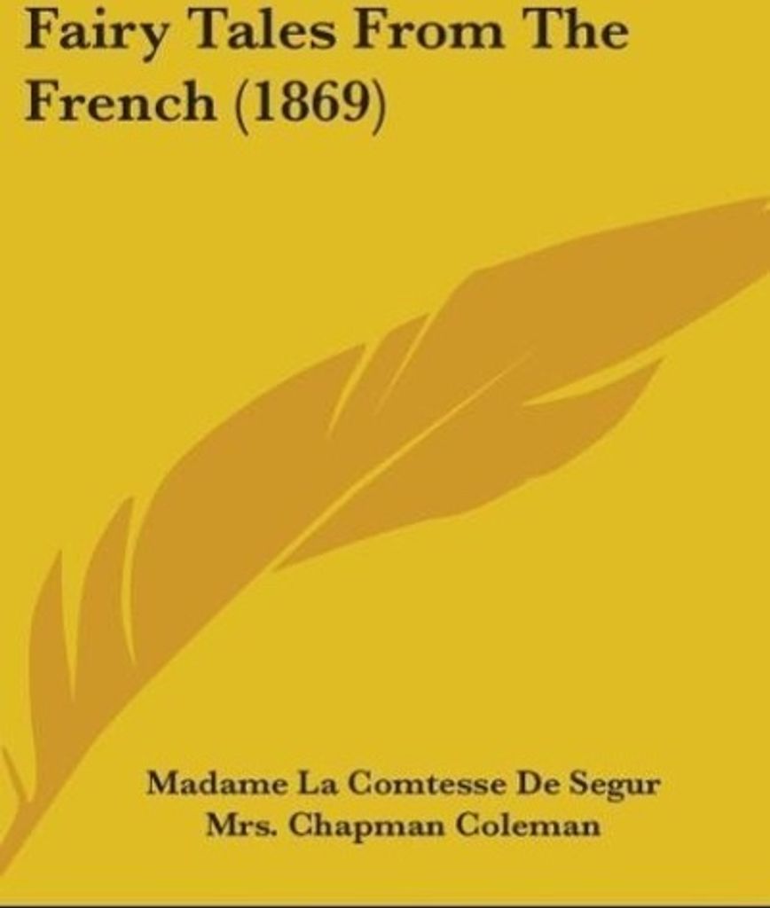 Fairy Tales From The French (1869)