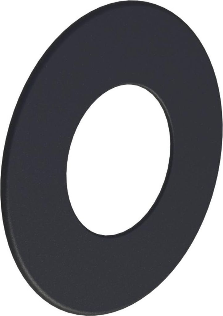 Ø 130 mm Ofenrohr Wandrosette - 85 mm - schwarz