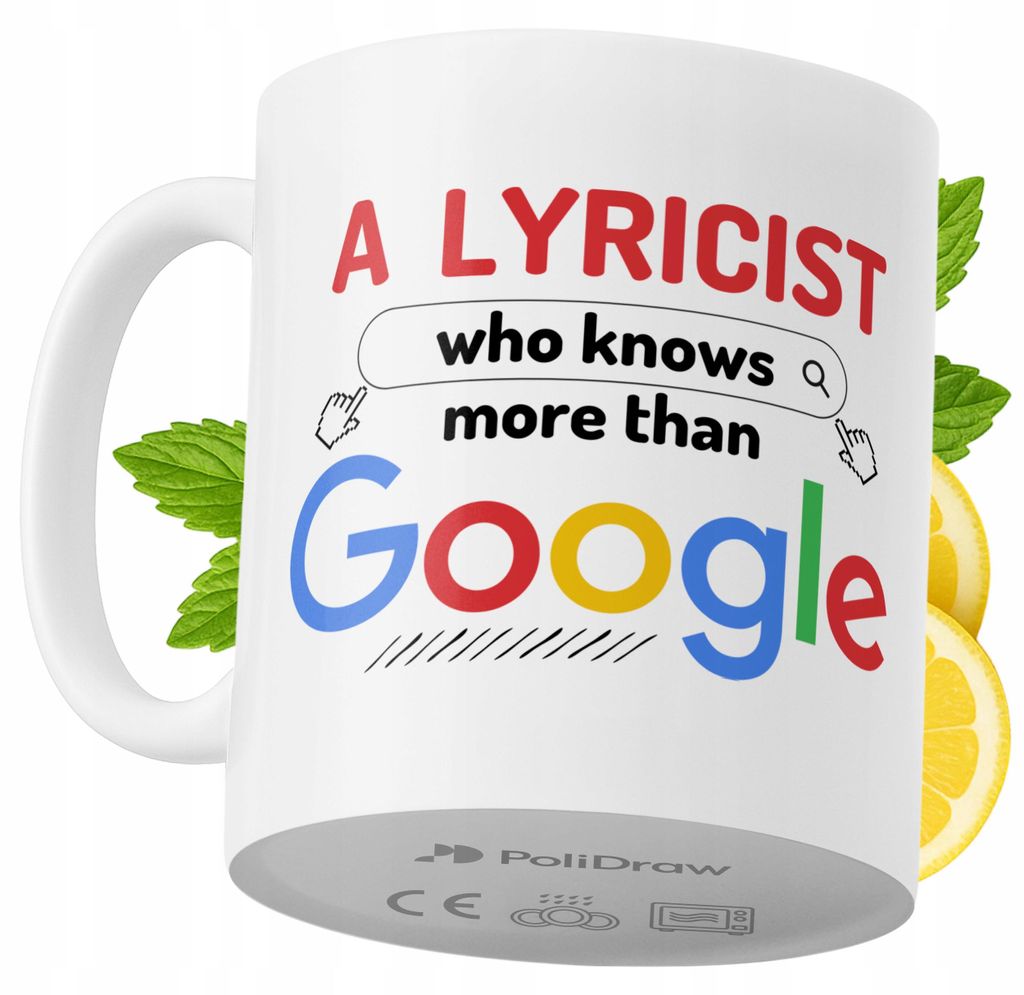 Lustige Tasse für Liedtexter - Kaffee- oder Teetasse mit witzigem Textdesign - ideal für Geburtstage, Namenstage, Feiertage und besondere Anläss...