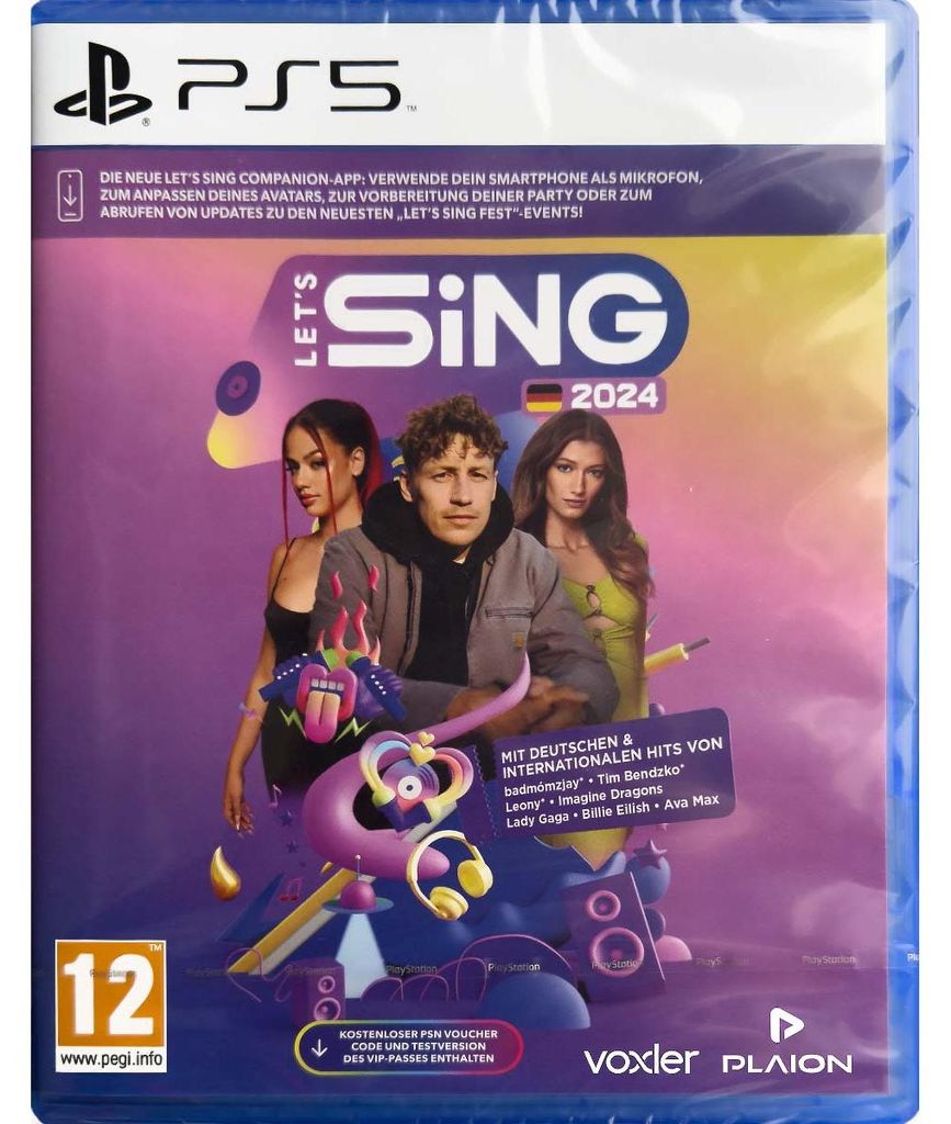 PS5 Let's Sing 2024 Zdjęcie produktu 